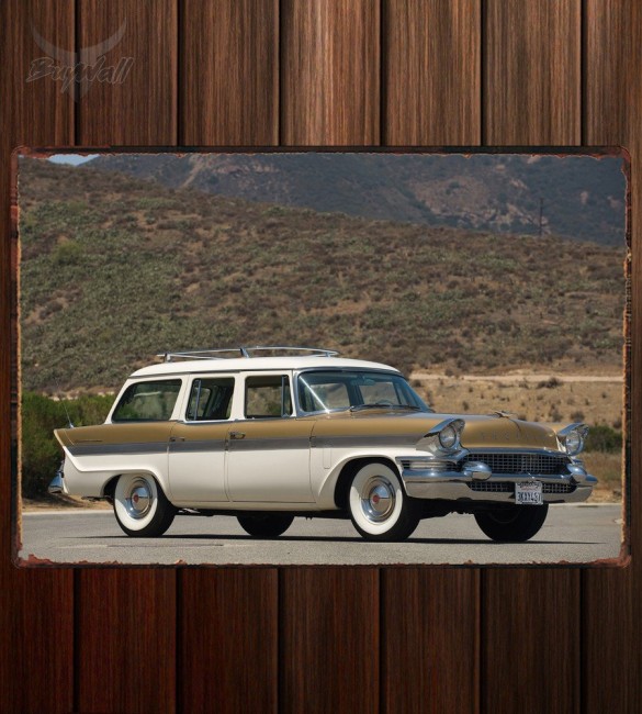 Металлическая табличка Packard Clipper Country Sedan Station Wagon Металлическая табличка Packard Clipper Country Sedan Station Wagon